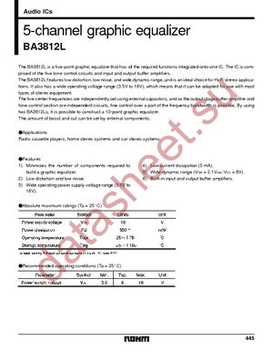 BA3812L datasheet  